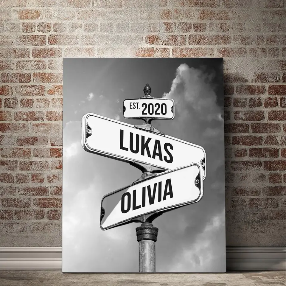 Personalized Canvas "Date of birth of children" - Image 4